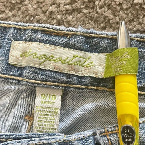 *VINTAGE* Aeropostale Low Rise Skinny Straight Leg Jeans Size 9/10 Short - Picture 4 of 6